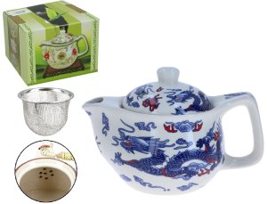 Czajnik ceramiczny z zaparzaczem 1