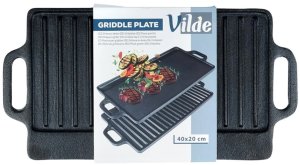 PŁYTA ŻELIWNA GRILLOWA DWUSTRONNA 40x21cm CAST LINE 199046 13