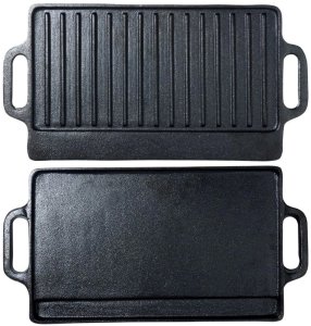 PŁYTA ŻELIWNA GRILLOWA DWUSTRONNA 40x21cm CAST LINE 199046 16