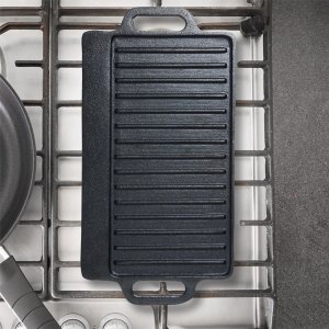 PŁYTA ŻELIWNA GRILLOWA DWUSTRONNA 40x21cm CAST LINE 199046 17