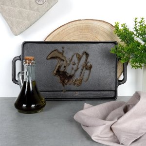 PŁYTA ŻELIWNA GRILLOWA DWUSTRONNA 40x21cm CAST LINE 199046 18