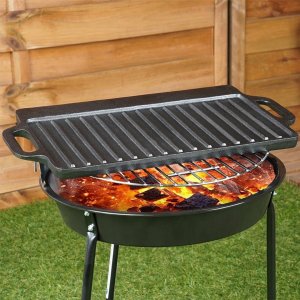 PŁYTA ŻELIWNA GRILLOWA DWUSTRONNA 40x21cm CAST LINE 199046 2