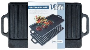 PŁYTA ŻELIWNA GRILLOWA DWUSTRONNA 40x21cm CAST LINE 199046 26