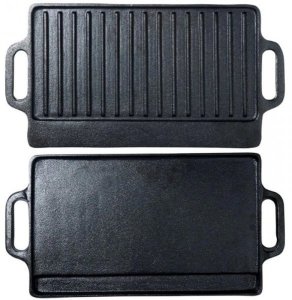 PŁYTA ŻELIWNA GRILLOWA DWUSTRONNA 40x21cm CAST LINE 199046 30