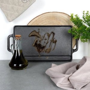 PŁYTA ŻELIWNA GRILLOWA DWUSTRONNA 40x21cm CAST LINE 199046 32