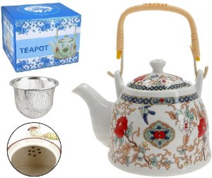 Czajnik ceramiczny z zaparzaczem 1
