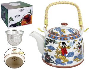 Czajnik ceramiczny z zaparzaczem 1