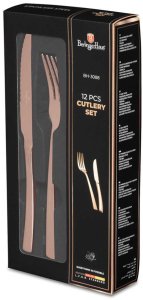 ZESTAW SZTUĆCÓW SZTUĆCE DO STEKÓW 12 szt. BERLINGER HAUS BH-3088 5