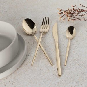 SZTUĆCE 24 ELEM. BERLINGER HAUS BH-3067 POŁYSK CHAMPAGNE 2