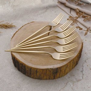 SZTUĆCE 24 ELEM. BERLINGER HAUS BH-3067 POŁYSK CHAMPAGNE 6