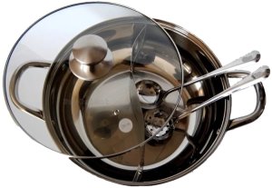 Garnek dzielony do Hot Pot średnica 28 cm - Golden Turtle 2