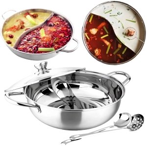 Garnek dzielony do Hot Pot średnica 28 cm - Golden Turtle 3