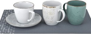 Filiżanka porcelanowa 350 ml + spodek Rayado 101/9015 9