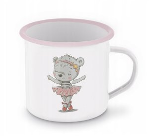 Kubek emaliowany 500 ml Baletnica 4