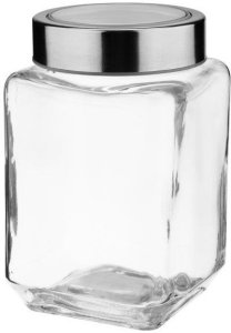 Pojemnik szklany 700 ml Rubi szary 1