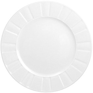 Talerz płytki deserowy 20,5 cm Oktawa biała 0001 1