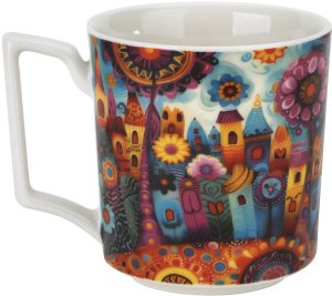 Kubek porcelanowy 450 ml Modern City 2