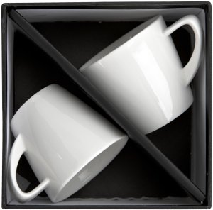 Komplet 2 filiżanek do espresso 80 ml + spodki Infinity 2