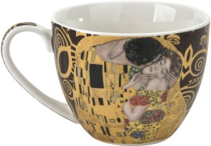 Komplet 6 filiżanek 250 ml + spodki The Kiss Brown 9