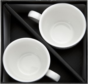 Komplet 2 filiżanek do espresso 75 ml + spodki Alice 3