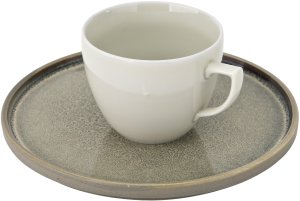 Filiżanka porcelanowa 250 ml City Krem Stock 5