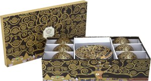 Komplet 6 filiżanek 250 ml + spodki Tree of Life 10