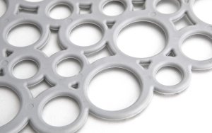 Mata do zlewu 30 cm Pratic szara bąbelki 3