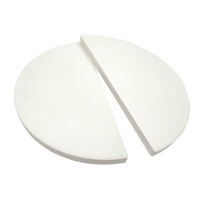 TunaBone Half moon pizza stone 180mm for Kamado 22inch 1