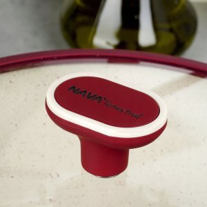 NAVA Garnek Granitowy ze Szklaną Pokrywką Gaz Indukcja 26 cm 5,2 L 24