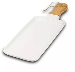 Talerz Taca do Serwowania Sałatek Przekąsek Porcelana NAVA 40,5 cm 1