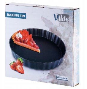 Vilde Forma do Pieczenia Tarty na Tartę Ceramiczna Tortownica ORION 24,5 cm 8