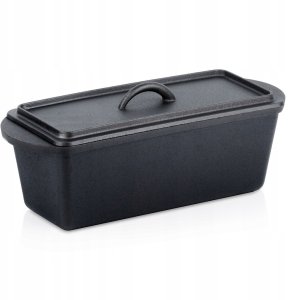 Forma do Wypiekania Chleba z Pokrywką Żeliwna VILDE 35 cm 3 L 8