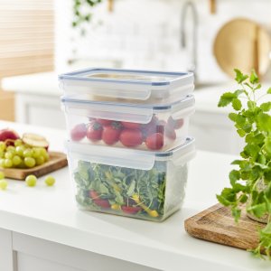 Rotho CLIC & LOCK Prostokątny Pojemnik 1,5 l Niebieski, Przezroczysty 1 szt. 6