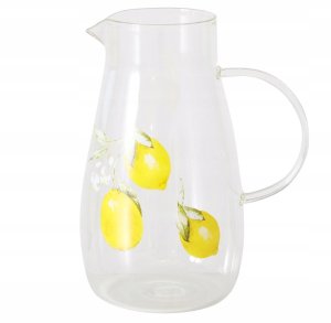 Szklany dzbanek na lemoniadę CAPRI, wys. 21 cm 1