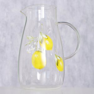 Boltze Szklany dzbanek na lemoniadę CAPRI, wys. 21 cm 2