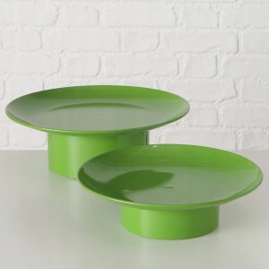 Patery metalowe na nóżce PLANA, 2 szt. Ø 32,5-28 cm 2