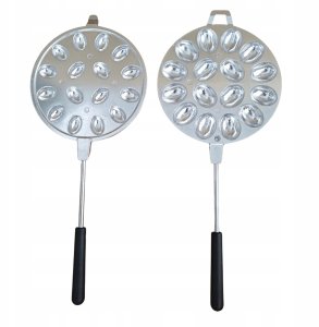 FORMA DO ORZESZKÓW CIASTEK PATELNIA DO PIECZENIA ORZECHÓW DUŻA OPIEKACZ 3