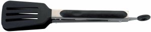 BergHOFF Essentials Nylon serving spatula 26 cm, Serving spatula, Black, Satin steel, Nylon, Stainless steel, Stainless steel, Black, Hanging loop 1