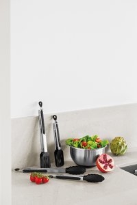 BergHOFF Essentials Nylon serving spatula 26 cm, Serving spatula, Black, Satin steel, Nylon, Stainless steel, Stainless steel, Black, Hanging loop 2