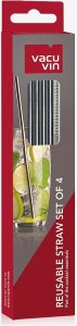Reusable straws set/4 Vacuvin® 1