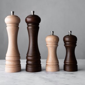 Młynek do przypraw De Buyer JAVA Młynek do pieprzu 14 cm ciemny brąz 4