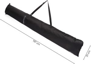 Pokrowiec na narty Meteor Norse czarny Uniwersalny 4