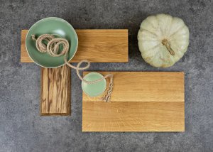 STRATOS Deska dębowa 500x300x40 mm 4