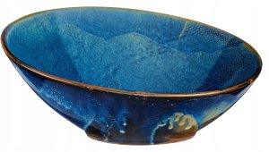 DEEP BLUE Misa bufetowa ukośna śr.30,5 cm 1