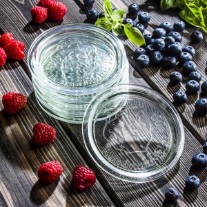 Pokrywa szklana Weck 100 mm, 6 szt. 2