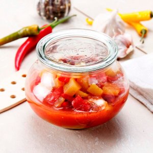 Weck Słoik Deco 1062 ml z pokrywą - op. 4 szt 6