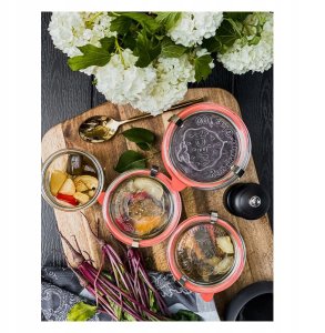 Słoik cylindryczny 1000 ml (6 szt),pok,usz, zap x2 4