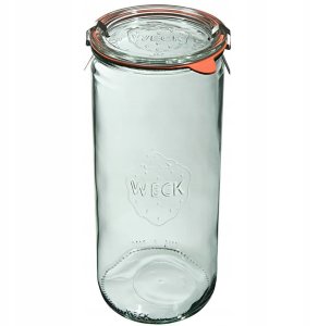 Słoik cylindryczny 1590 ml (6 szt),pok,usz, zap x2 1