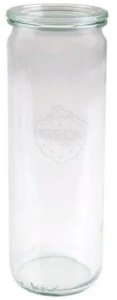Słoik cylindryczny 600 ml z pokrywą - op. 6 szt 1