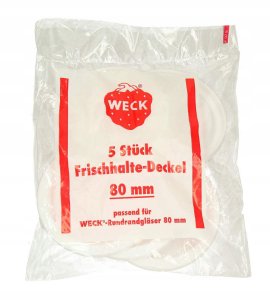 Weck Pokrywka Keep Fresh 80 mm, 5 szt. 5